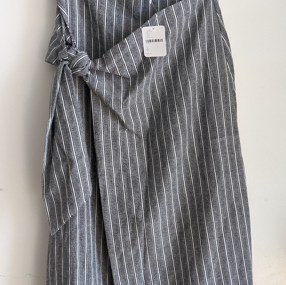 NWT Free People Grey Motif Asymmetrical Skirt - Picture 2 of 5